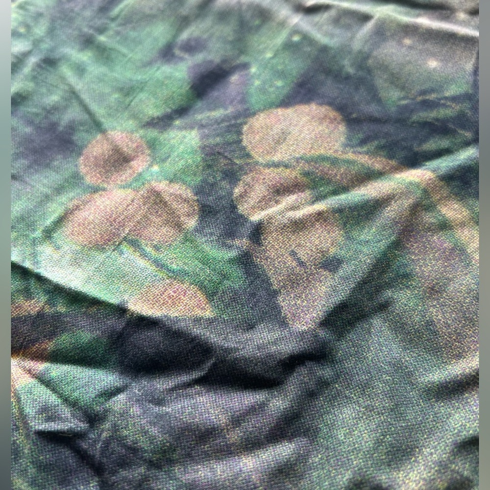 Printed  forest or jungle scene fabric- fun fabric for summer dress- pants-tops